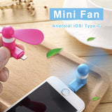Flexible Phone Mini Fan